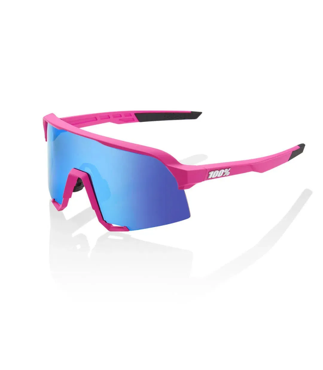 RIDE 100% Eyewear S3 - Pink Hiper Blue Multilayer Mirror Lens