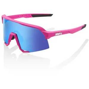 RIDE 100% Eyewear S3 - Pink Hiper Blue Multilayer Mirror Lens