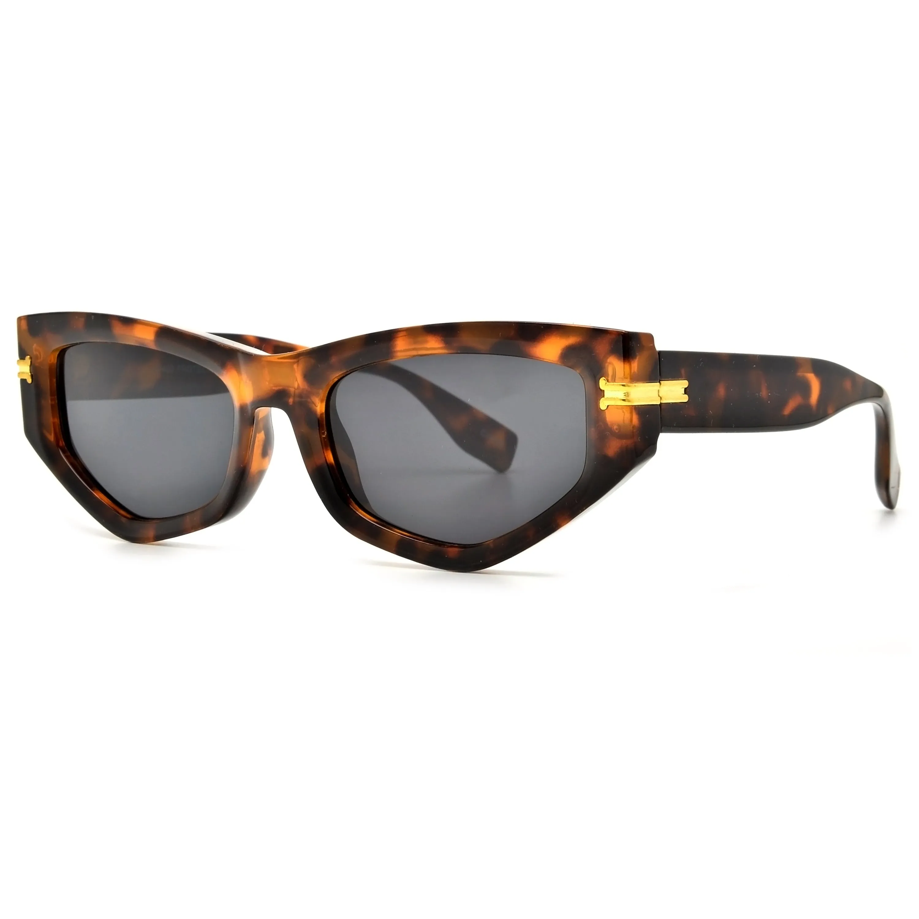 Slim Angular Retro Appeal Sunglasses