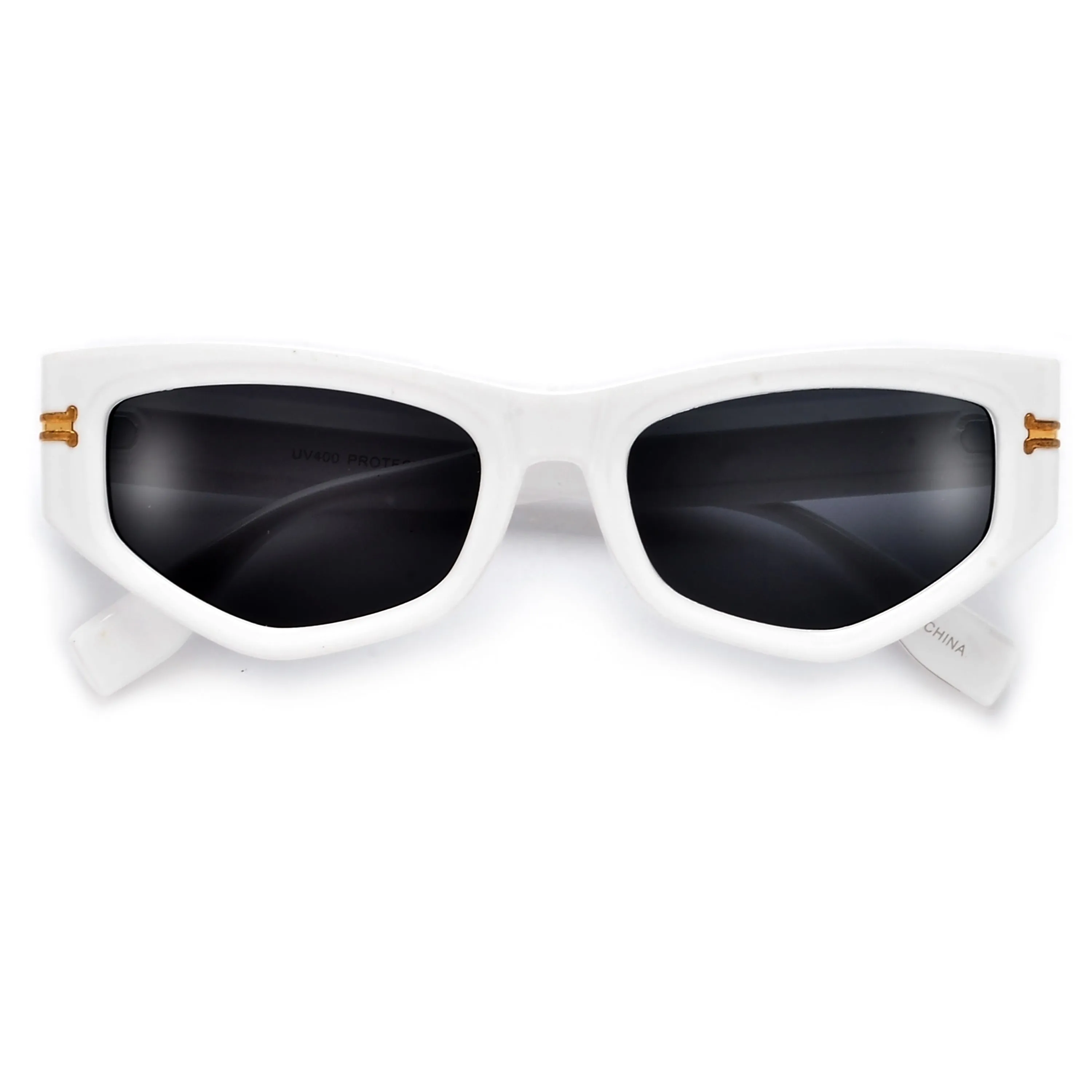 Slim Angular Retro Appeal Sunglasses