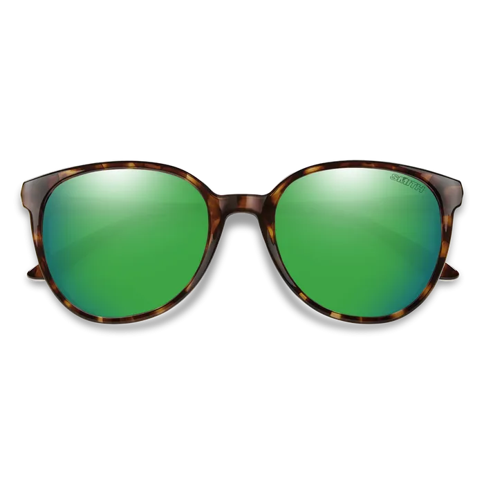 Smith Cheetah Tortoise Frame - ChromaPop Polarized Green Mirror Lens - Polarized Sunglasses