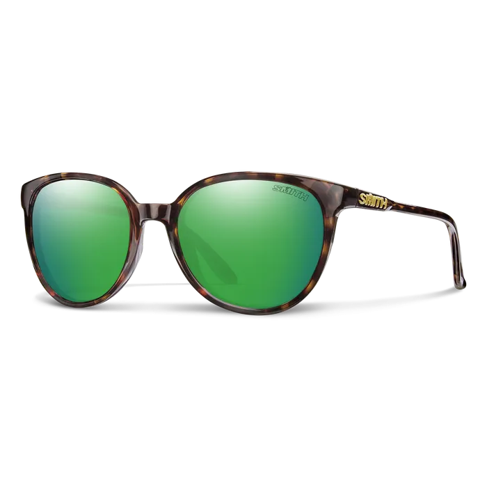 Smith Cheetah Tortoise Frame - ChromaPop Polarized Green Mirror Lens - Polarized Sunglasses