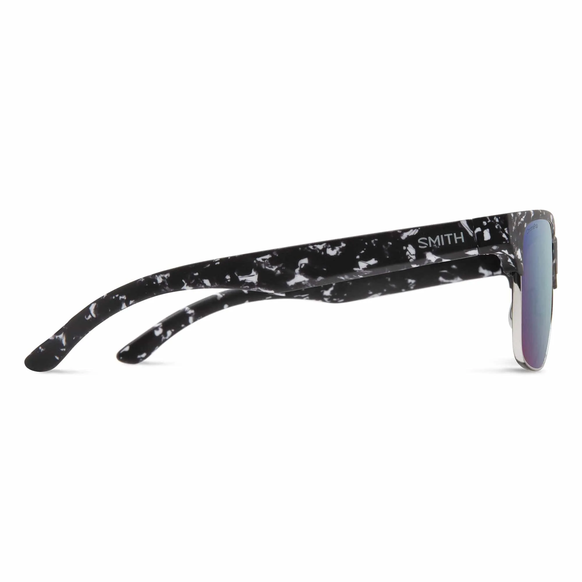 SMITH  LOWDOWN SPLIT MATTE BLACK MARBLE | CHROMAPOP POLARIZED VIOLET MIRROR