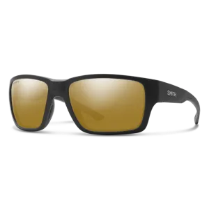 Smith Outback Matte Black Frame - ChromaPop Polarized Bronze Mirror Lens - Polarized Lens