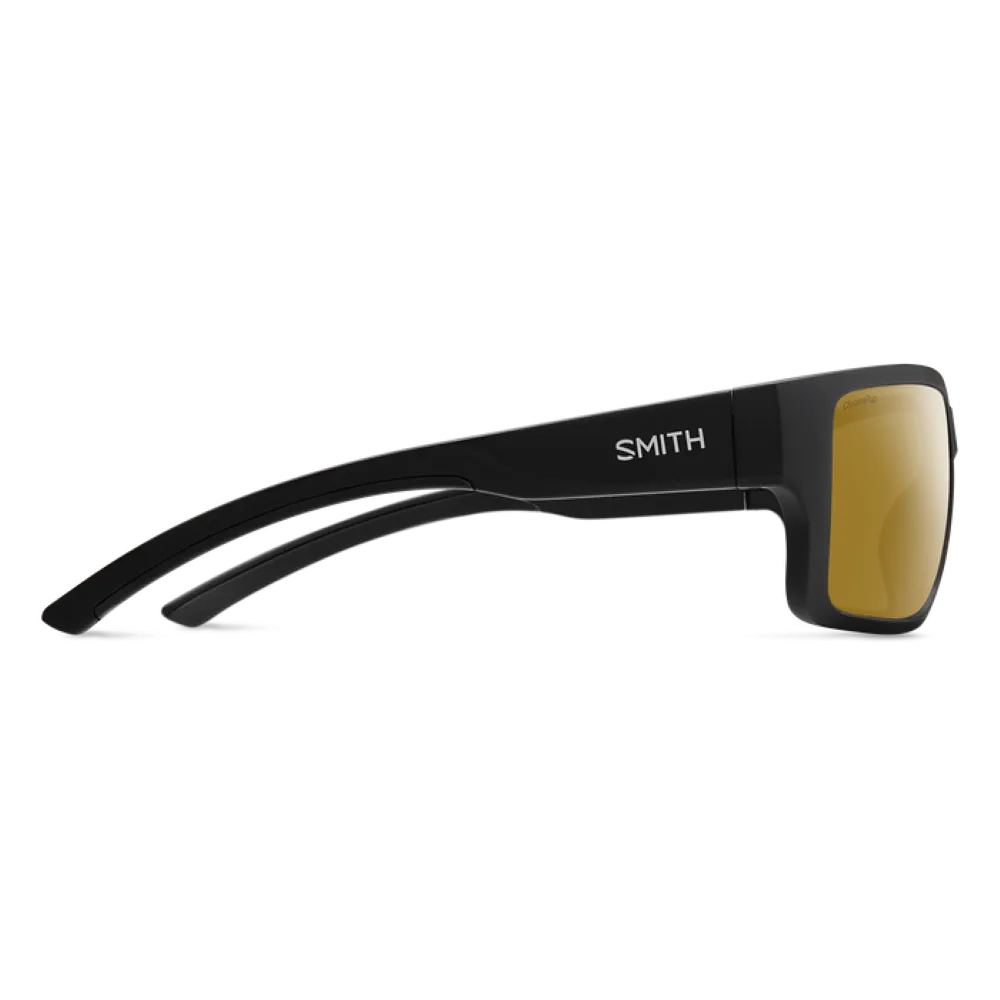 Smith Outback Matte Black Frame - ChromaPop Polarized Bronze Mirror Lens - Polarized Lens