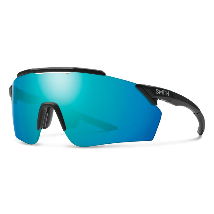 Smith Ruckus Matte Black Frame - ChromaPop Opal Mirror Lens - Polarized Sunglasses