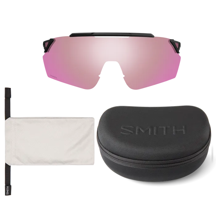 Smith Ruckus Matte Black Frame - ChromaPop Opal Mirror Lens - Polarized Sunglasses