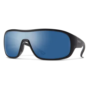 Smith - Spinner Sunglasses, Matte Black, CP Blue Mirror Lens