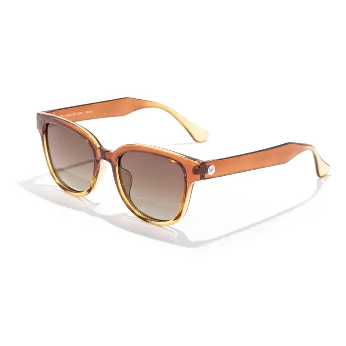 Sunski Miho Polarized Sunglasses - Sunset Sepia