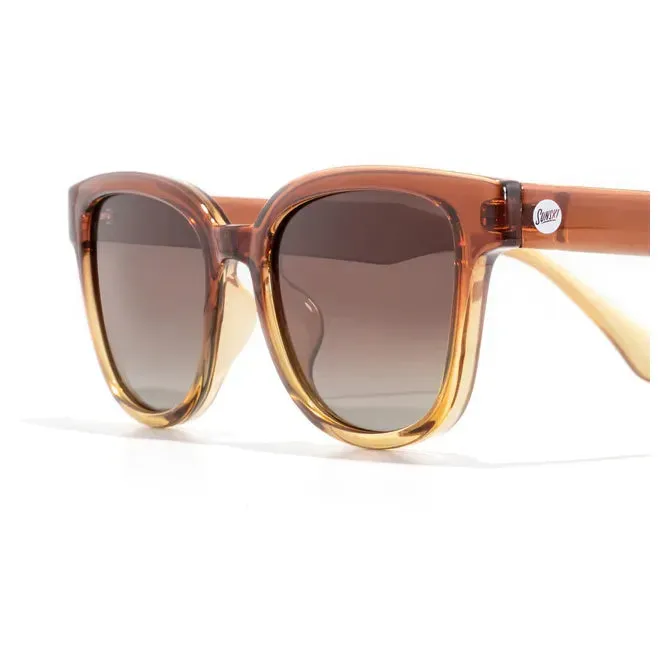 Sunski Miho Polarized Sunglasses - Sunset Sepia