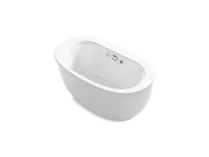 Sunstruck 60.5" Acrylic Freestanding Bathtub in White