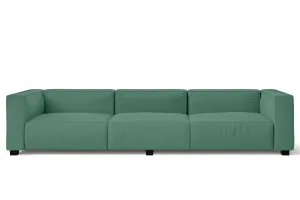 Taranto 4 Seater Sofa Mint Green Linen Fabric