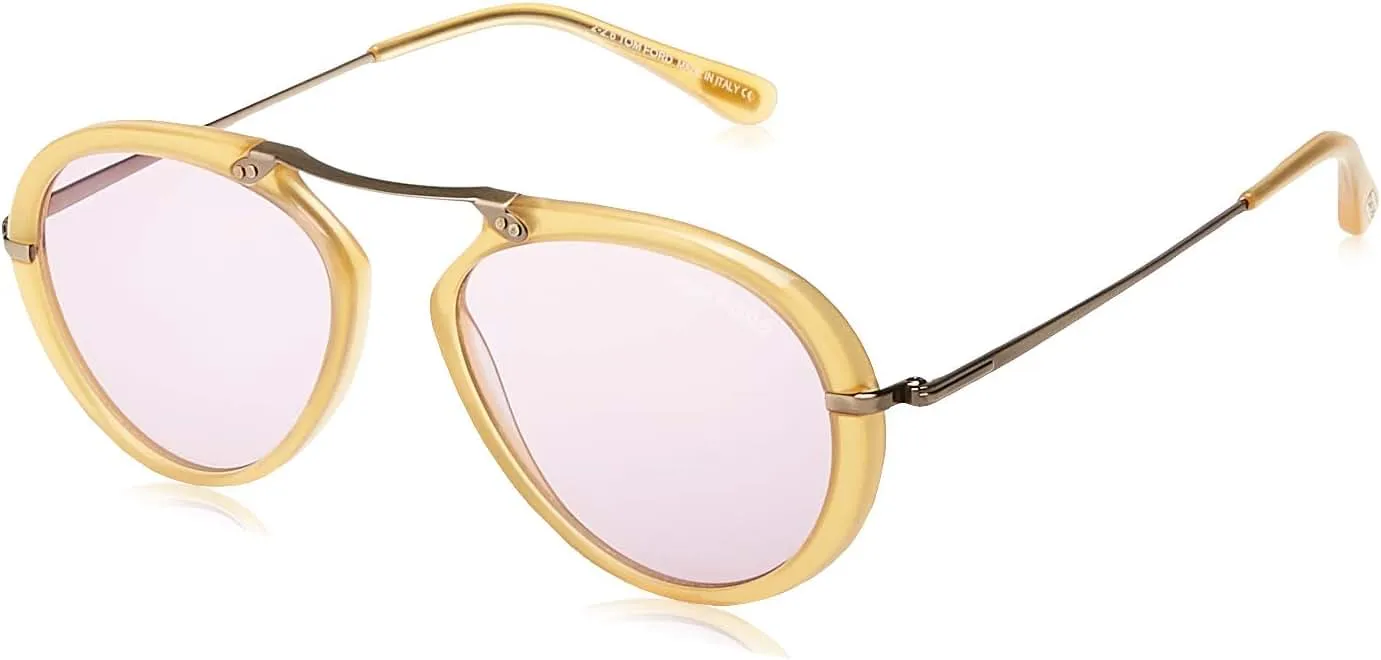 Tom Ford Sunglasses - FT0473 39Y - Shiny Yellow/Violet (53/17/145)