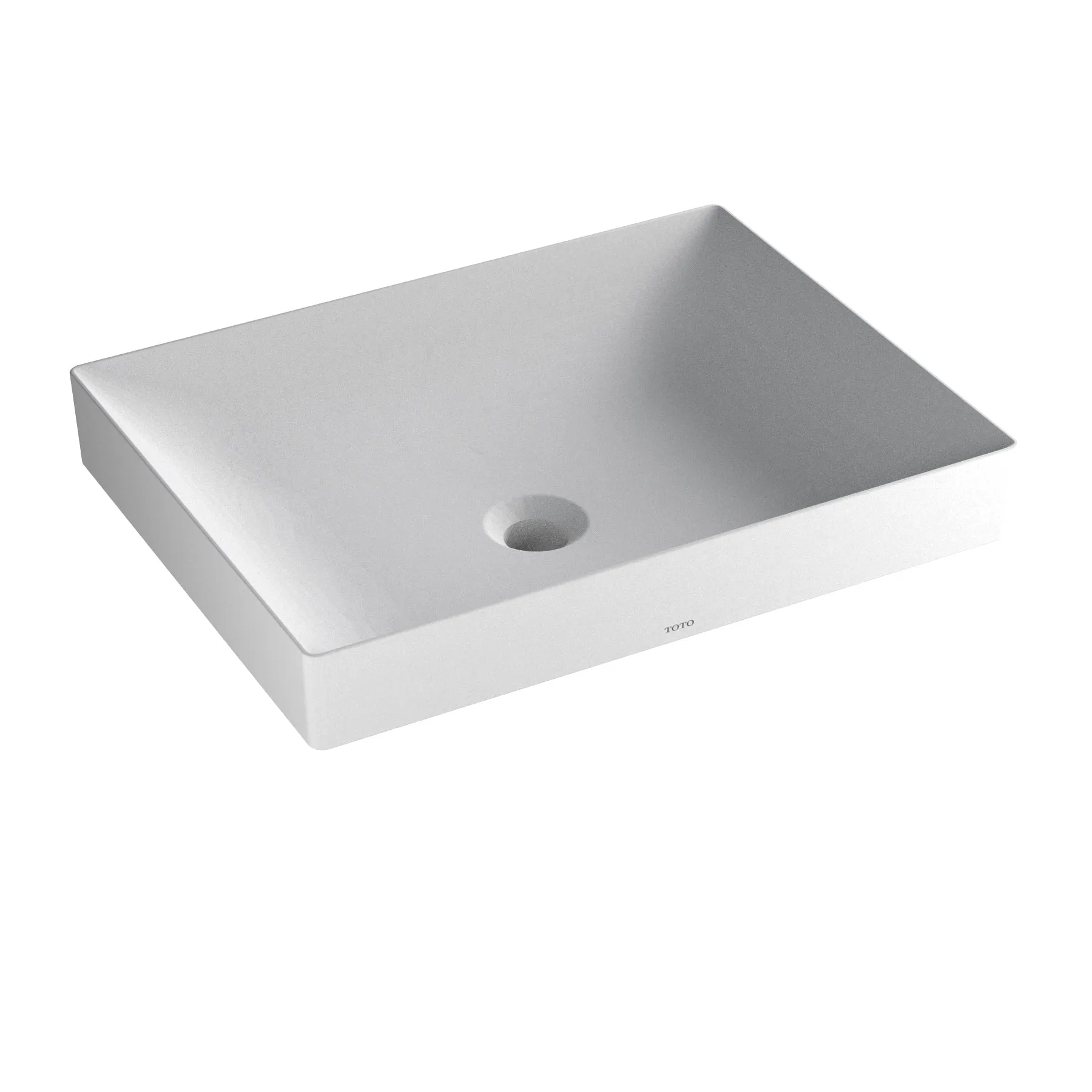 TOTO LT475MT#CMW Kiwami Rectangular 20" Vessel Bathroom Sink with CEFIONTECT, Clean Matte