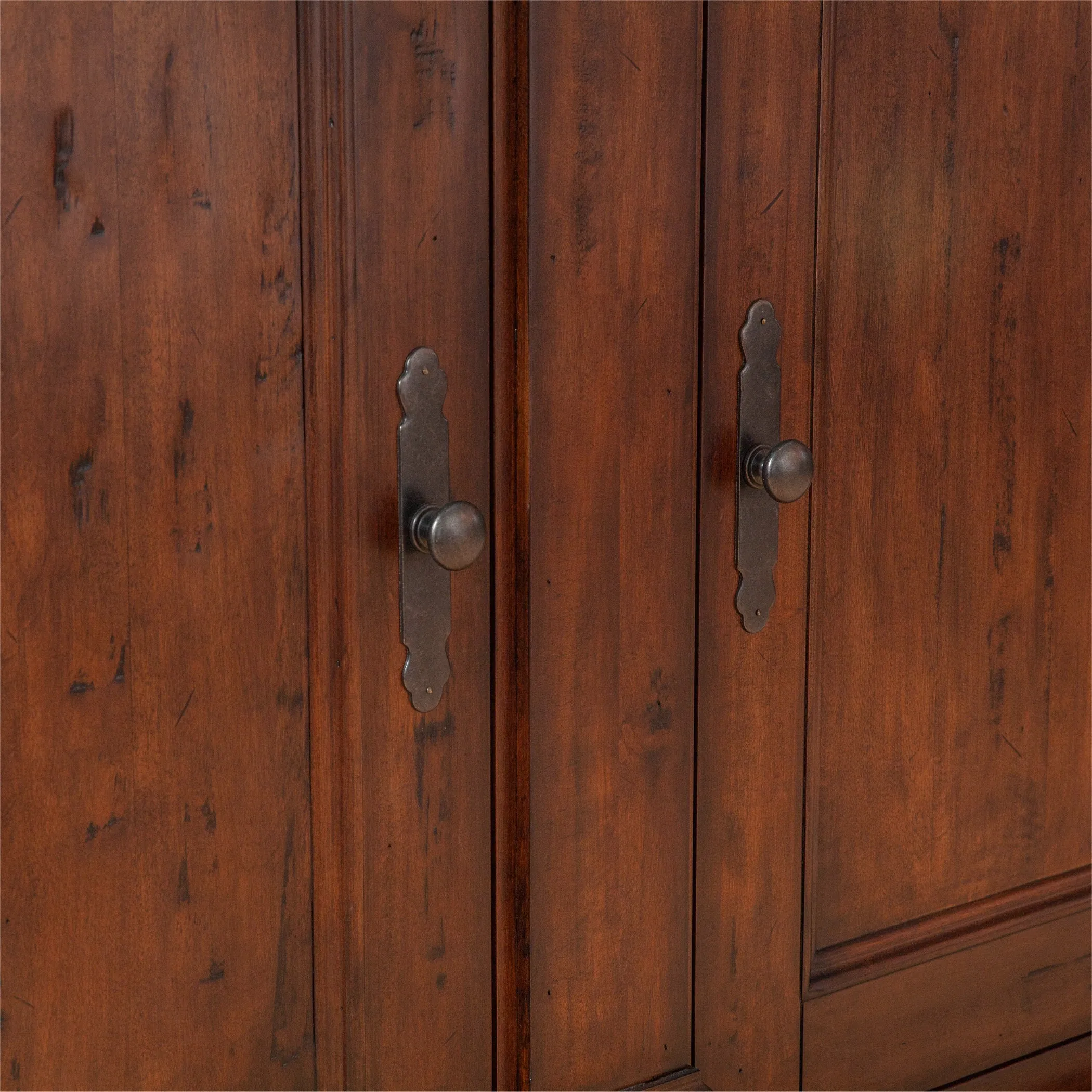 Tuscany 3 Door Buffet Cabinet in Rich Chestnut