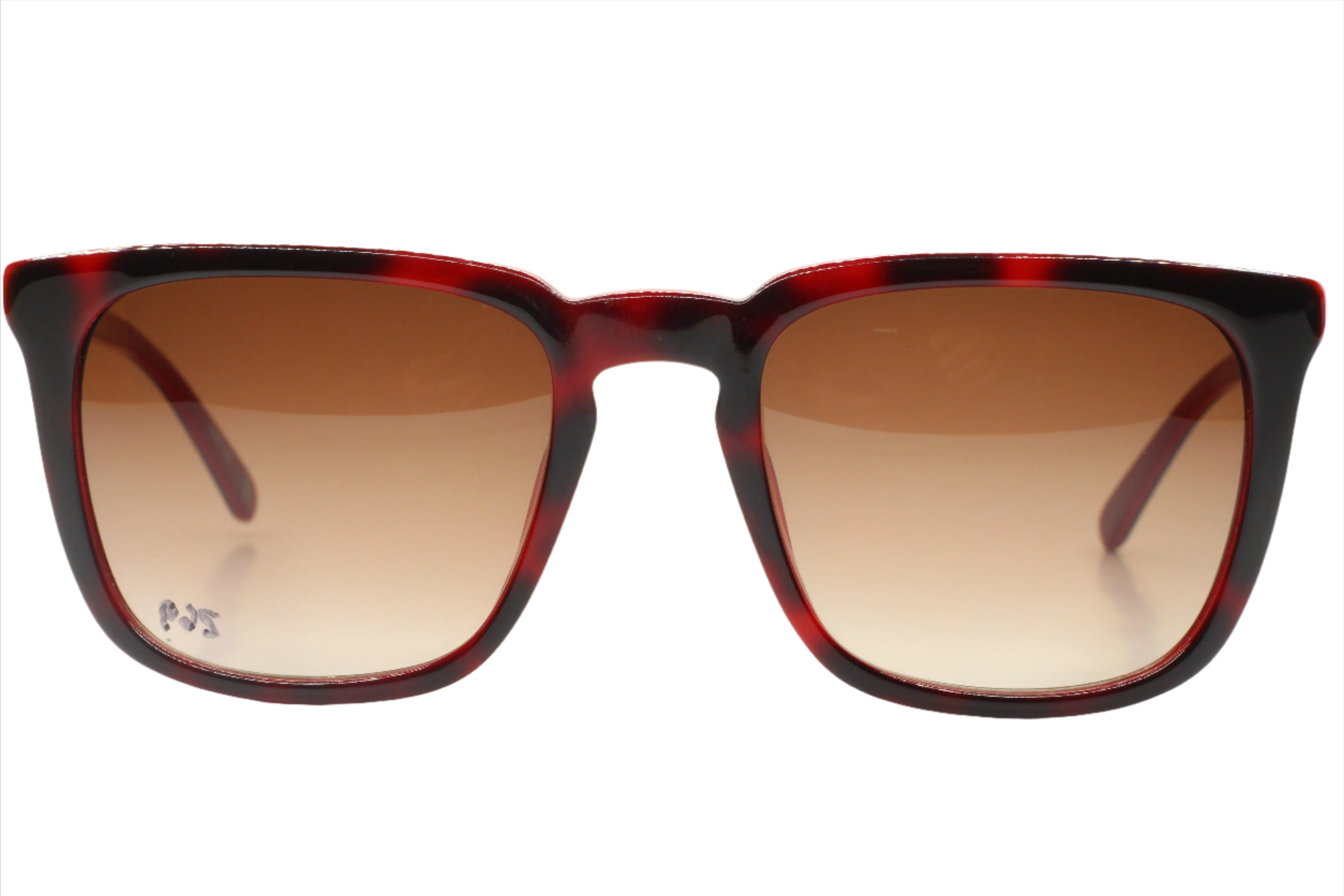 Vintage Givenchy SGV817 06XR Havana Red Luxury Italy Sunglasses